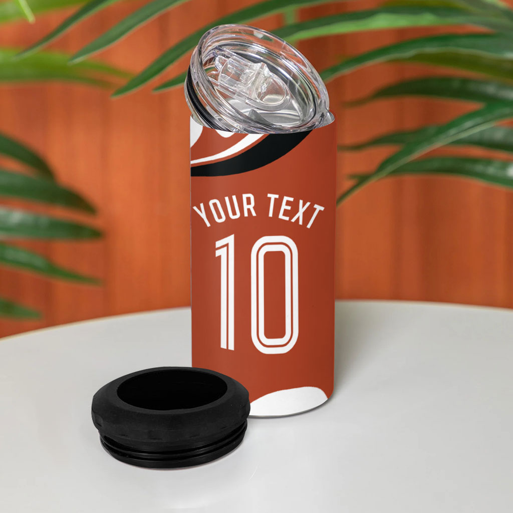 Personalized Northern Territory Oztag 4 in 1 Can Cooler Tumbler Dynamic Geometric Star Graphic