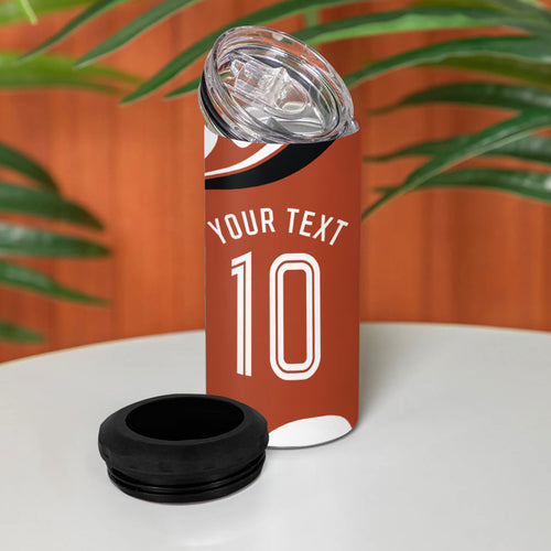 Personalized Northern Territory Oztag 4 in 1 Can Cooler Tumbler Dynamic Geometric Star Graphic