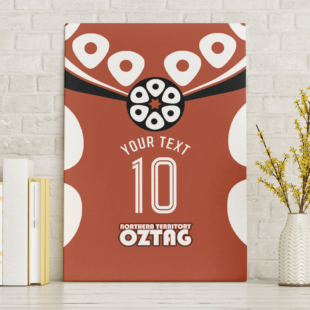 Personalized Northern Territory Oztag Canvas Wall Art Dynamic Geometric Star Graphic