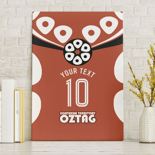 Personalized Northern Territory Oztag Canvas Wall Art Dynamic Geometric Star Graphic