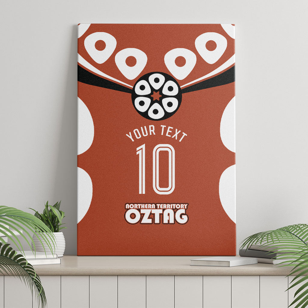 Personalized Northern Territory Oztag Canvas Wall Art Dynamic Geometric Star Graphic
