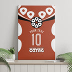 Personalized Northern Territory Oztag Canvas Wall Art Dynamic Geometric Star Graphic