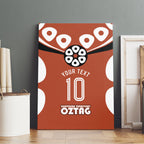 Personalized Northern Territory Oztag Canvas Wall Art Dynamic Geometric Star Graphic