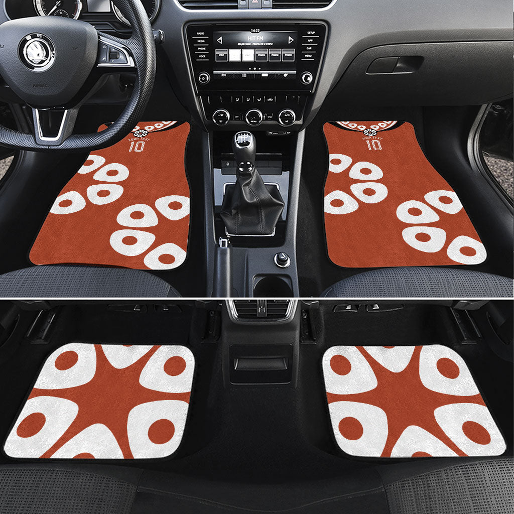 Personalized Northern Territory Oztag Car Mats Dynamic Geometric Star Graphic