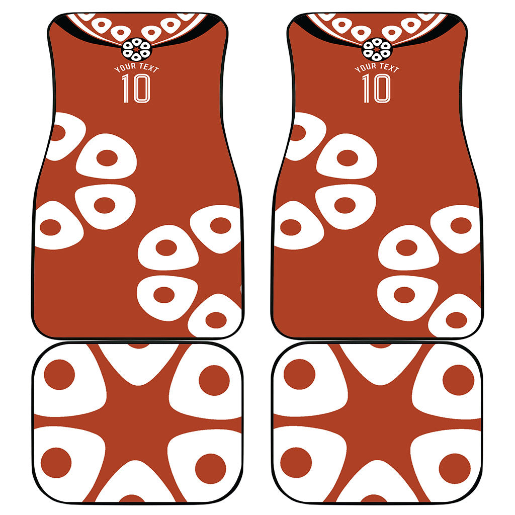 Personalized Northern Territory Oztag Car Mats Dynamic Geometric Star Graphic