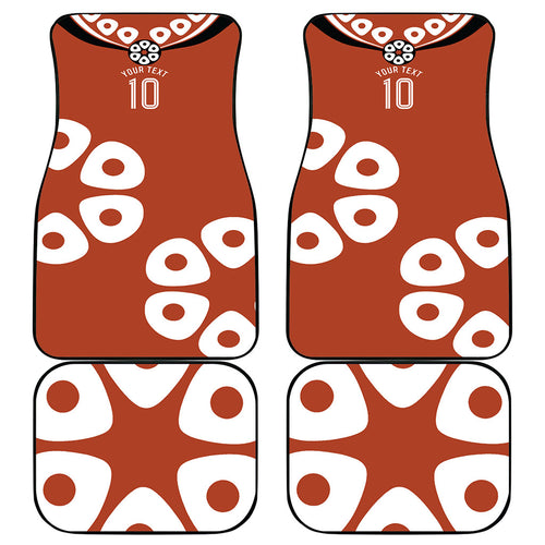 Personalized Northern Territory Oztag Car Mats Dynamic Geometric Star Graphic