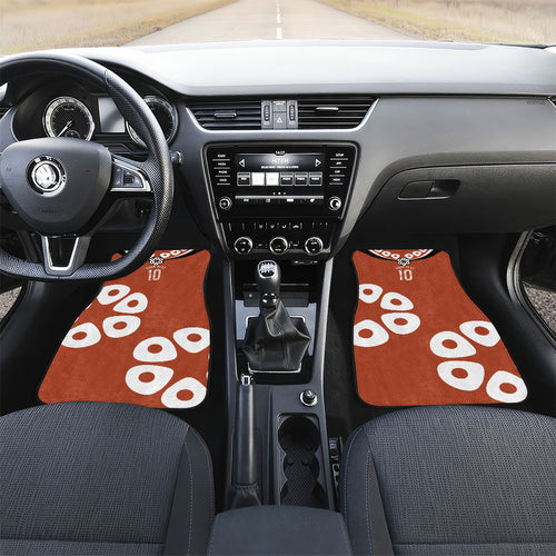 Personalized Northern Territory Oztag Car Mats Dynamic Geometric Star Graphic
