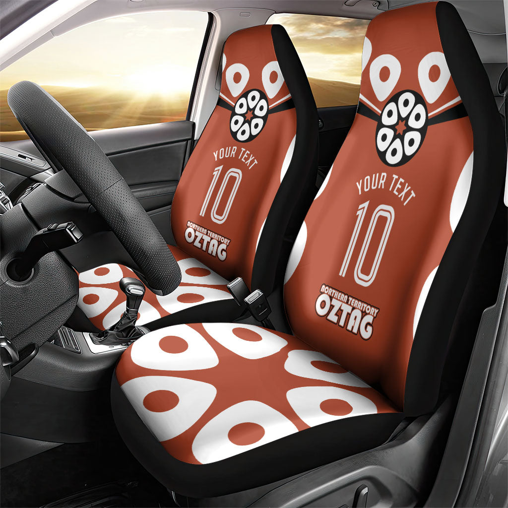 Personalized Northern Territory Oztag Car Seat Cover Dynamic Geometric Star Graphic