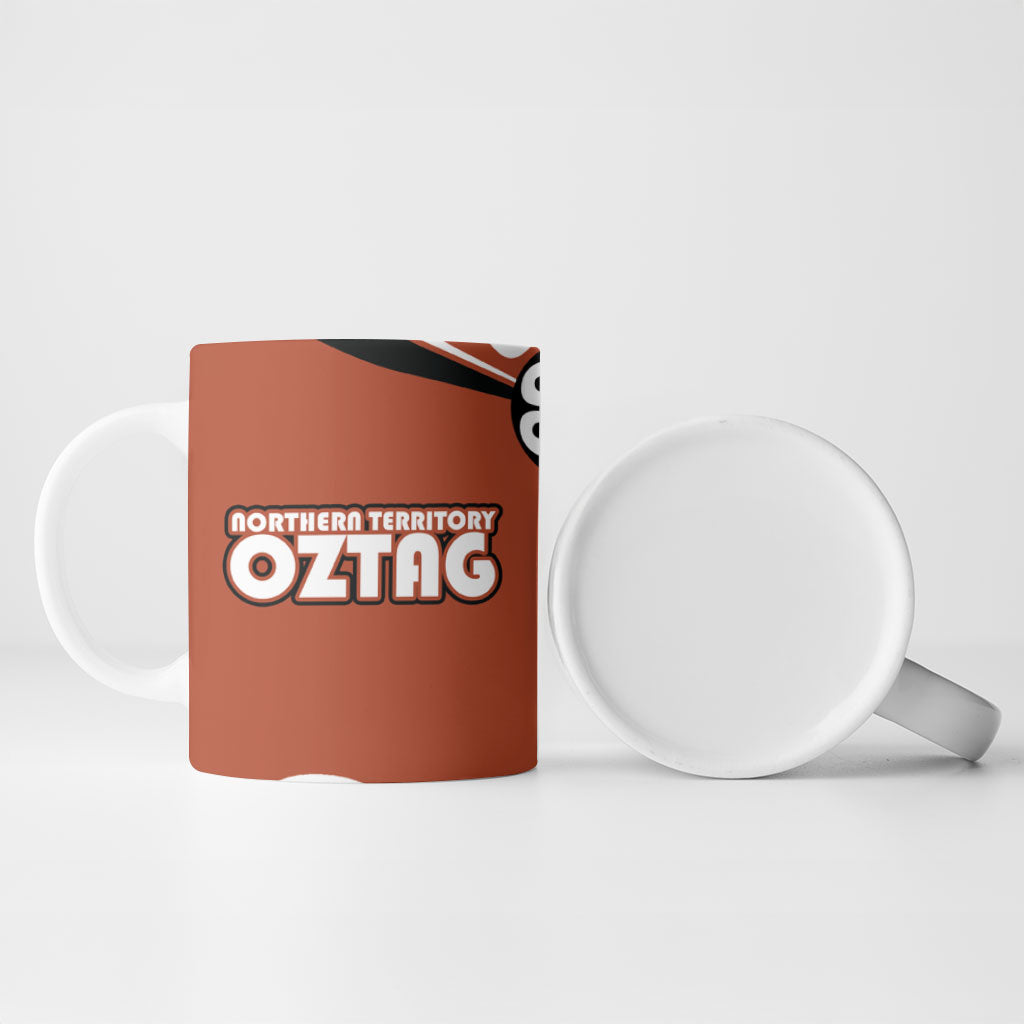 Personalized Northern Territory Oztag Ceramic Mug Dynamic Geometric Star Graphic