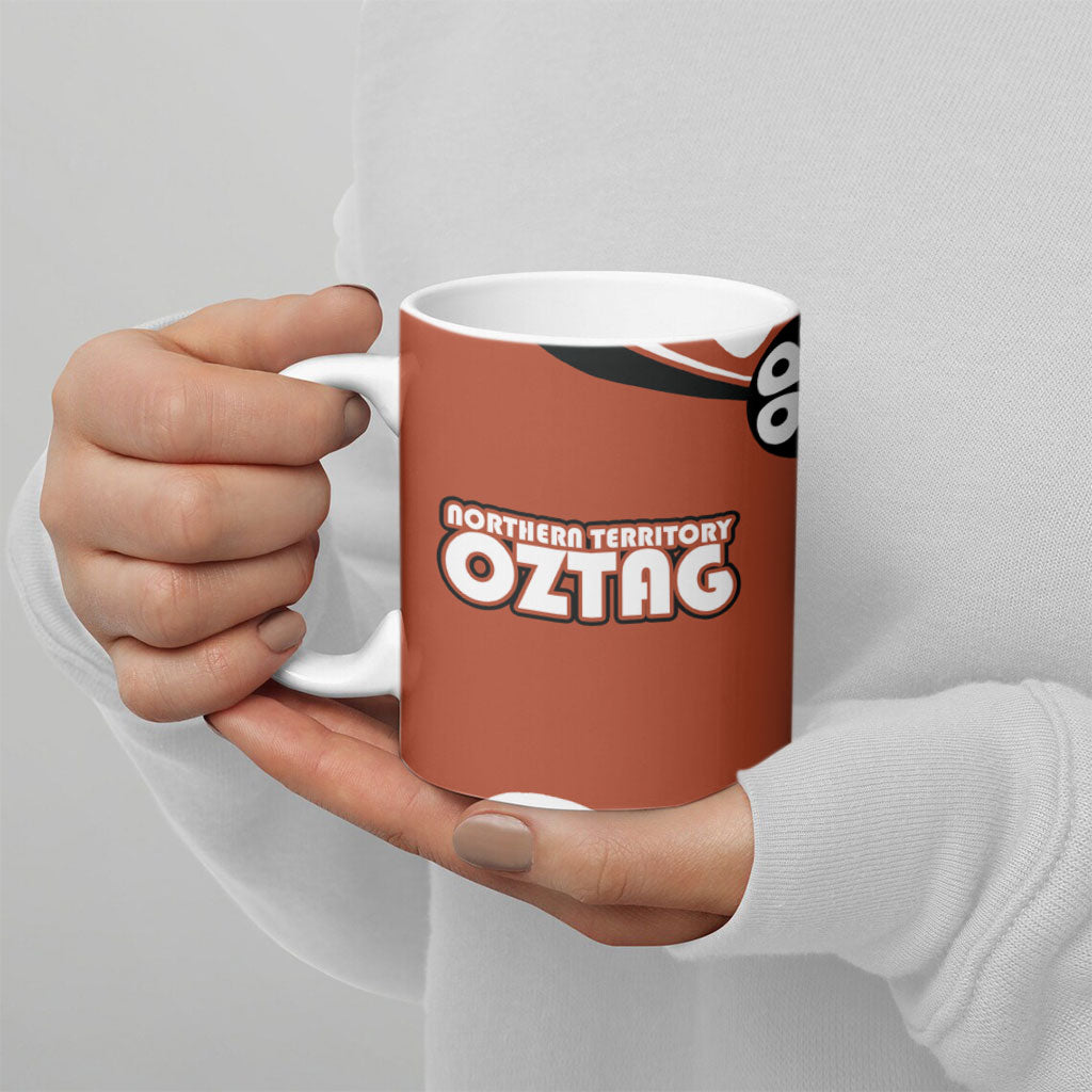 Personalized Northern Territory Oztag Ceramic Mug Dynamic Geometric Star Graphic