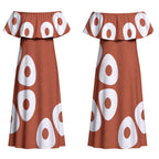 Personalized Northern Territory Oztag Couples Matching Off Shoulder Maxi Dress and Hawaiian Shirt Dynamic Geometric Star Graphic