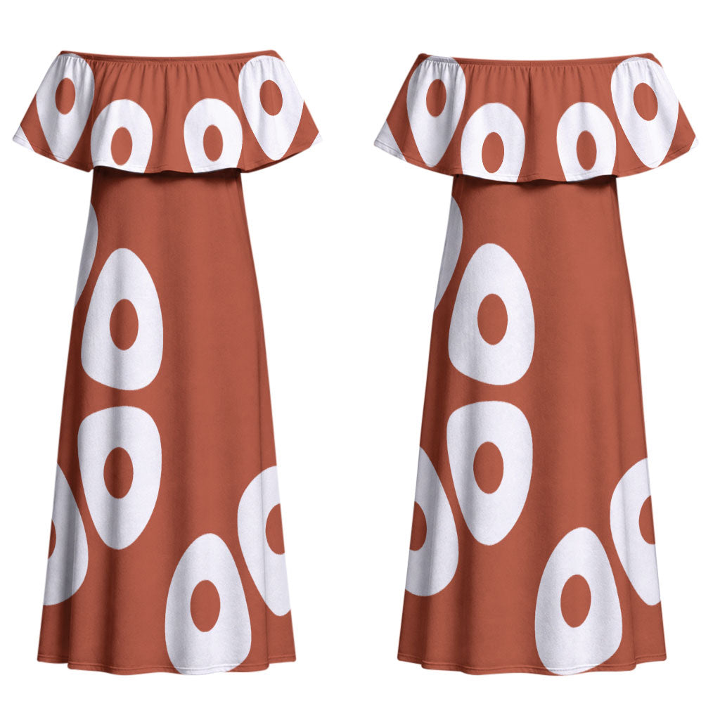 Personalized Northern Territory Oztag Couples Matching Off Shoulder Maxi Dress and Long Sleeve Button Shirt Dynamic Geometric Star Graphic