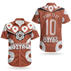 Personalized Northern Territory Oztag Couples Matching Tank Maxi Dress and Hawaiian Shirt Dynamic Geometric Star Graphic