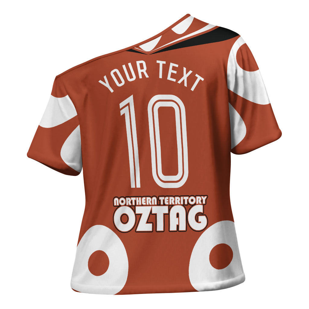 Personalized Northern Territory Oztag Cross Shoulder Shirt Dynamic Geometric Star Graphic