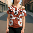 Personalized Northern Territory Oztag Cross Shoulder Shirt Dynamic Geometric Star Graphic