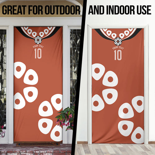 Personalized Northern Territory Oztag Door Cover Dynamic Geometric Star Graphic