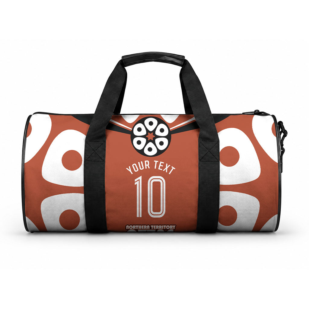Personalized Northern Territory Oztag Duffle Bag Dynamic Geometric Star Graphic
