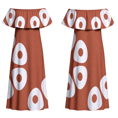 Personalized Northern Territory Oztag Family Matching Off Shoulder Maxi Dress and Hawaiian Shirt Dynamic Geometric Star Graphic