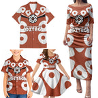 Personalized Northern Territory Oztag Family Matching Puletasi and Hawaiian Shirt Dynamic Geometric Star Graphic