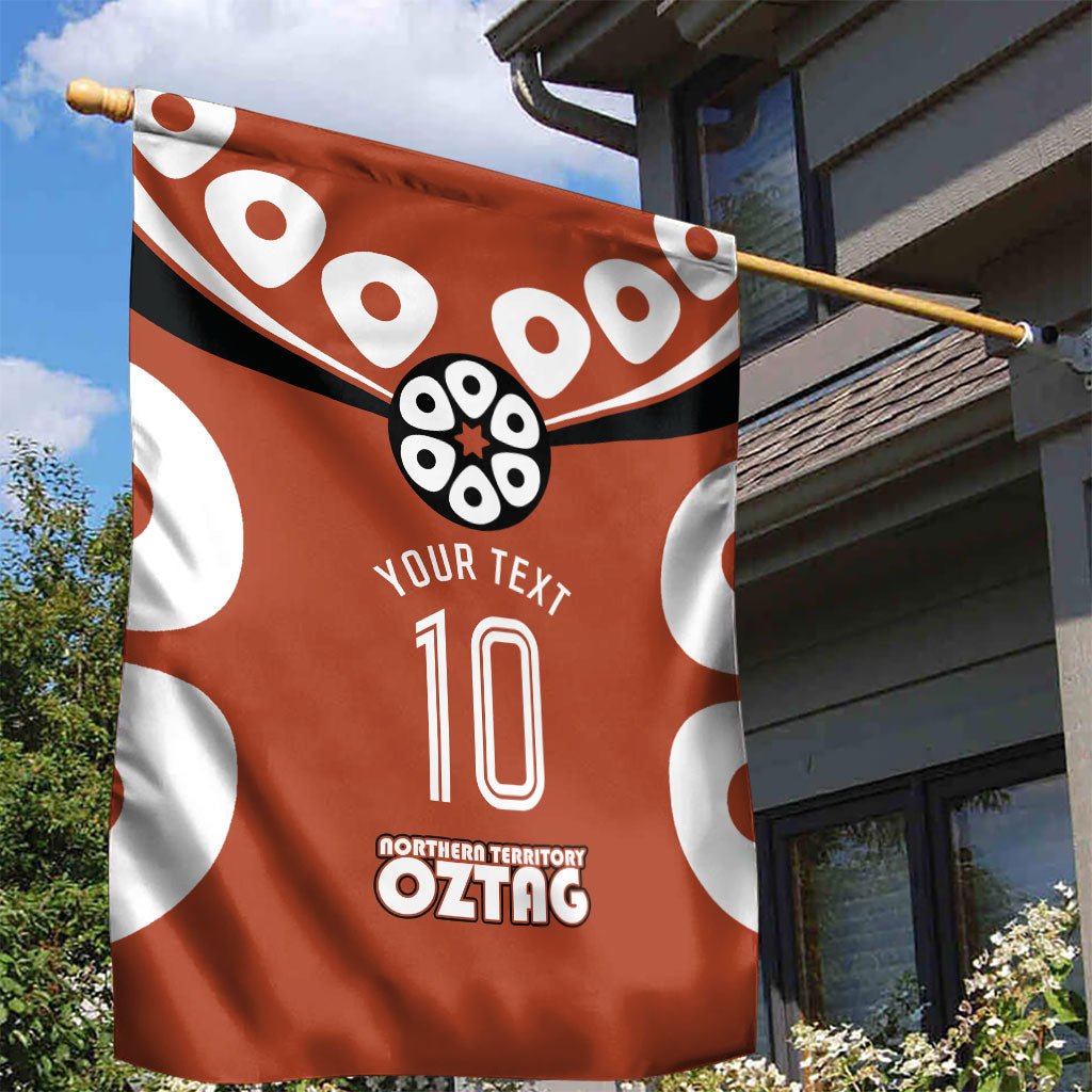 Personalized Northern Territory Oztag Garden Flag Dynamic Geometric Star Graphic