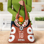 Personalized Northern Territory Oztag Grocery Bag Dynamic Geometric Star Graphic