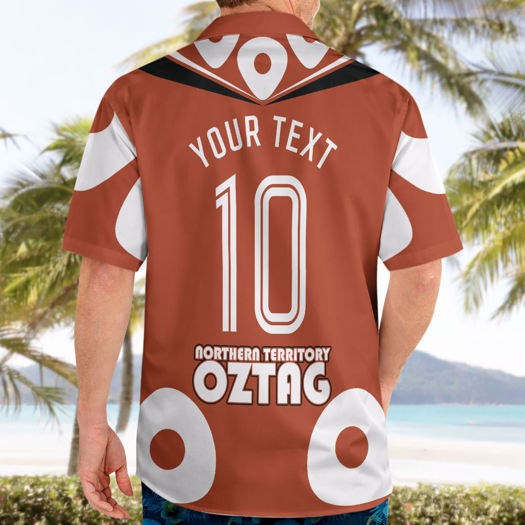 Personalized Northern Territory Oztag Hawaiian Shirt Dynamic Geometric Star Graphic