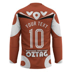 Personalized Northern Territory Oztag Hockey Jersey Dynamic Geometric Star Graphic