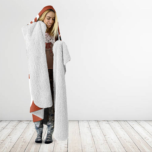 Personalized Northern Territory Oztag Hooded Blanket Dynamic Geometric Star Graphic