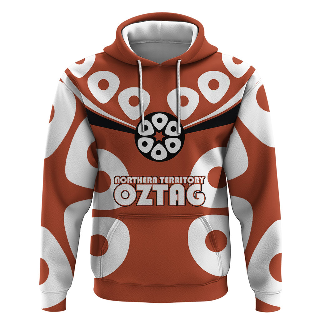 Personalized Northern Territory Oztag Hoodie Dynamic Geometric Star Graphic