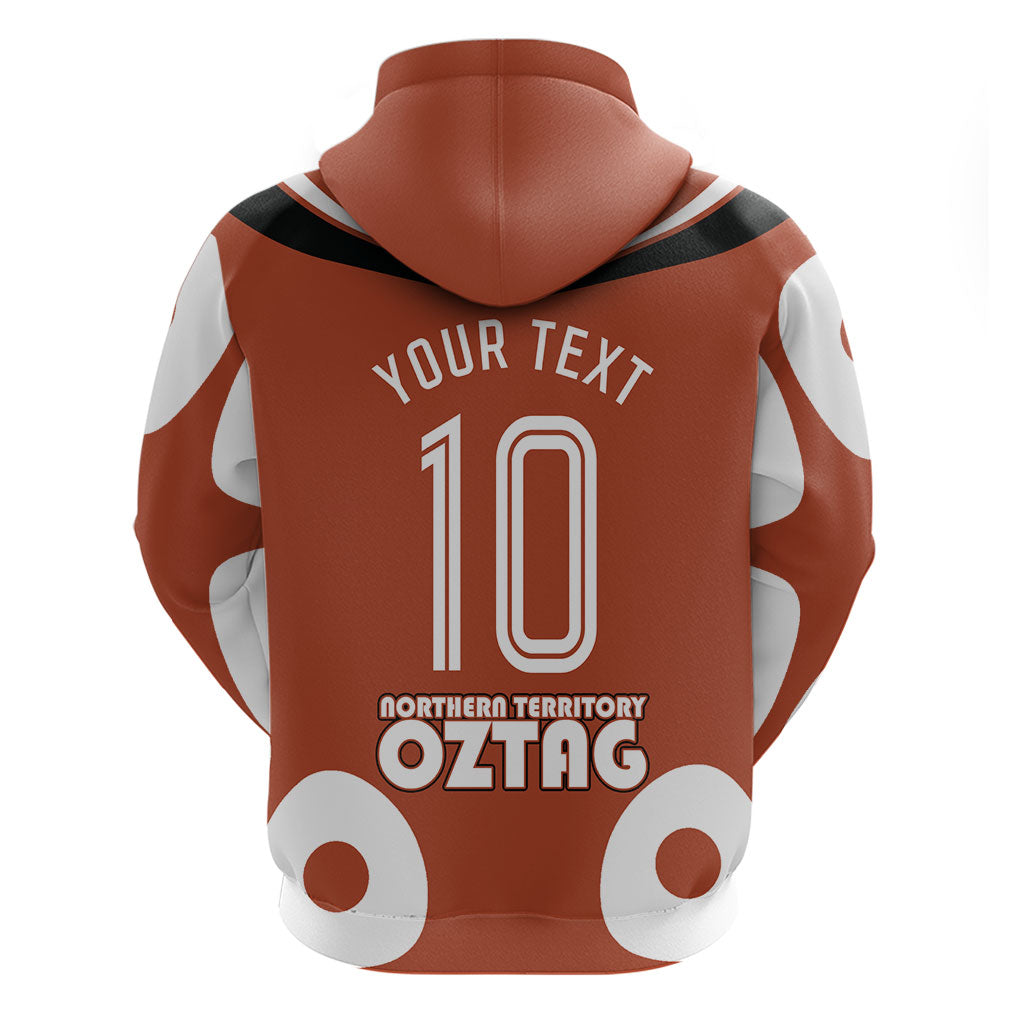 Personalized Northern Territory Oztag Hoodie Dynamic Geometric Star Graphic