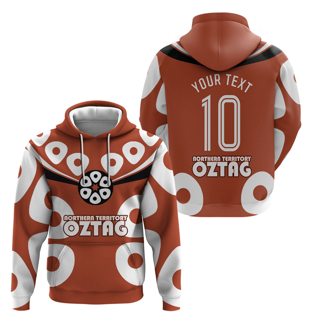Personalized Northern Territory Oztag Hoodie Dynamic Geometric Star Graphic