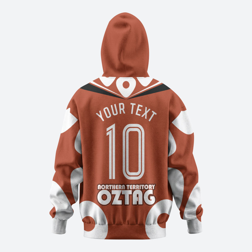 Personalized Northern Territory Oztag Hoodie Dynamic Geometric Star Graphic
