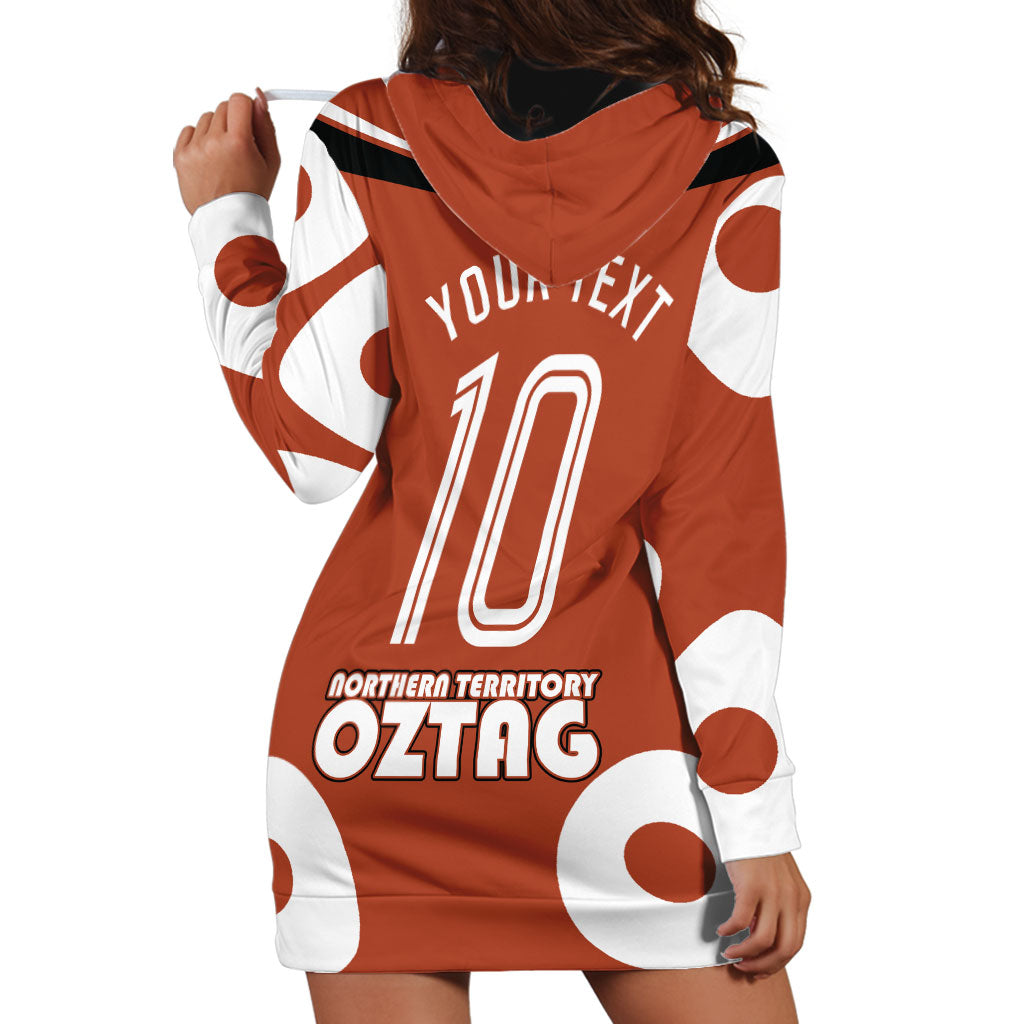 Personalized Northern Territory Oztag Hoodie Dress Dynamic Geometric Star Graphic