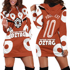 Personalized Northern Territory Oztag Hoodie Dress Dynamic Geometric Star Graphic