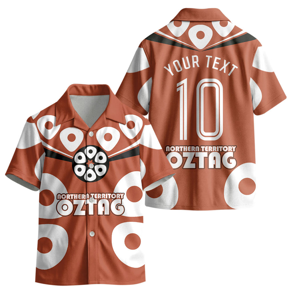 Personalized Northern Territory Oztag Kid Hawaiian Shirt Dynamic Geometric Star Graphic