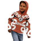 Personalized Northern Territory Oztag Kid Hoodie Dynamic Geometric Star Graphic