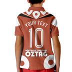 Personalized Northern Territory Oztag Kid Polo Shirt Dynamic Geometric Star Graphic