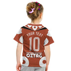 Personalized Northern Territory Oztag Kid T Shirt Dynamic Geometric Star Graphic