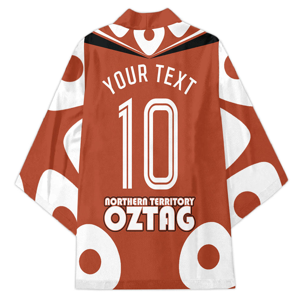Personalized Northern Territory Oztag Kimono Dynamic Geometric Star Graphic