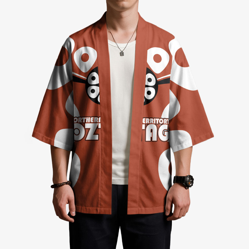 Personalized Northern Territory Oztag Kimono Dynamic Geometric Star Graphic
