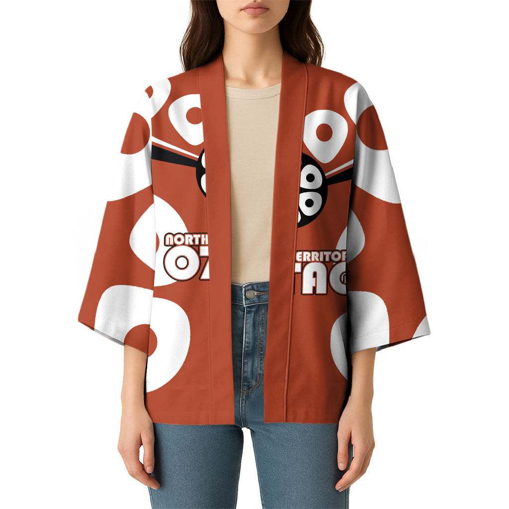 Personalized Northern Territory Oztag Kimono Dynamic Geometric Star Graphic