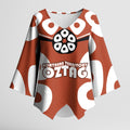 Personalized Northern Territory Oztag Kimono Sleeve Blouse Dynamic Geometric Star Graphic