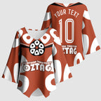 Personalized Northern Territory Oztag Kimono Sleeve Blouse Dynamic Geometric Star Graphic