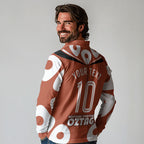 Personalized Northern Territory Oztag Long Sleeve Polo Shirt Dynamic Geometric Star Graphic