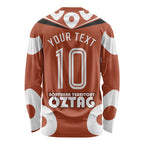 Personalized Northern Territory Oztag Long Sleeve Shirt Dynamic Geometric Star Graphic