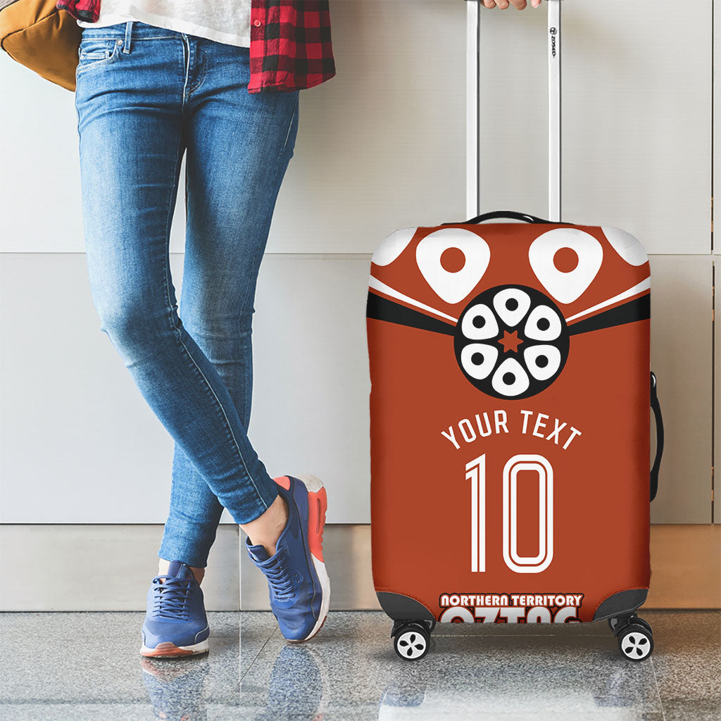 Personalized Northern Territory Oztag Luggage Cover Dynamic Geometric Star Graphic