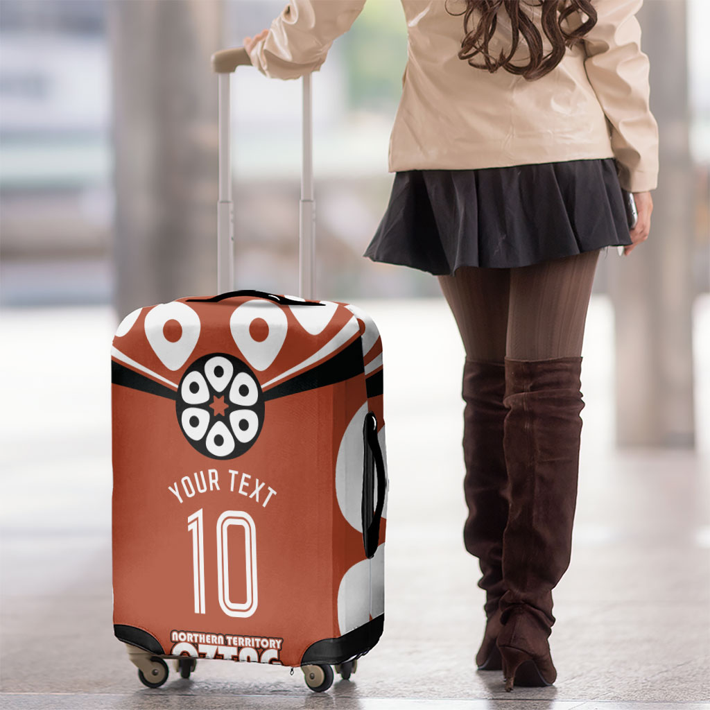 Personalized Northern Territory Oztag Luggage Cover Dynamic Geometric Star Graphic