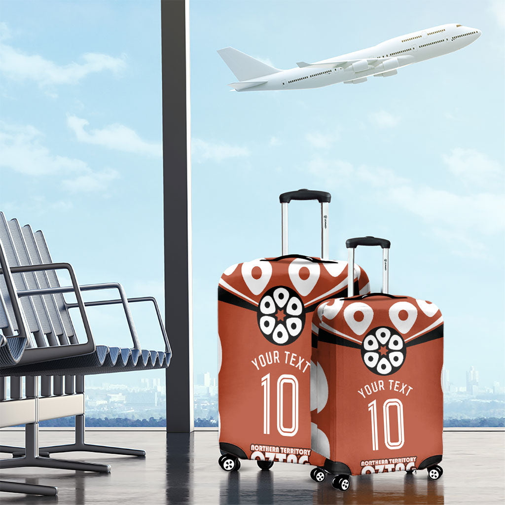 Personalized Northern Territory Oztag Luggage Cover Dynamic Geometric Star Graphic
