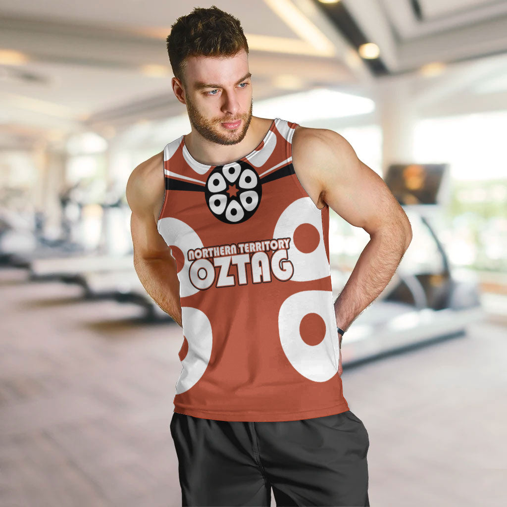 Personalized Northern Territory Oztag Men Tank Top Dynamic Geometric Star Graphic