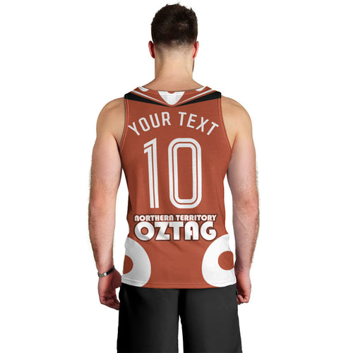 Personalized Northern Territory Oztag Men Tank Top Dynamic Geometric Star Graphic